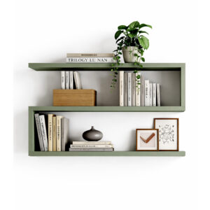 zona-giorno-libreria-alsaka-verde-scont