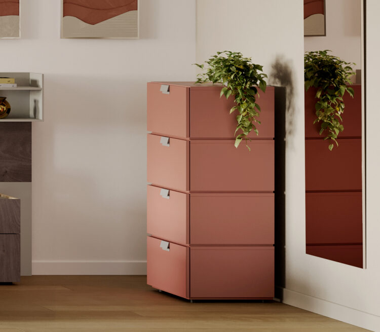 zona-notte-cassrttiera-lins-mattone