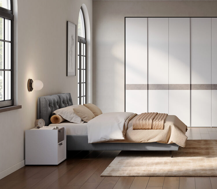 zona-notte-letto-flan-grigio