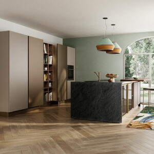 cucina-nexi-argilla-noce-bronzo